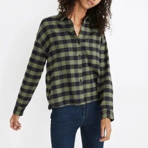 Madewell Flannel Sunday Shirt in Buffalo Check